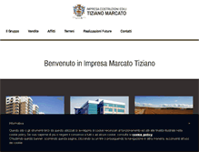 Tablet Screenshot of impresamarcatotiziano.com
